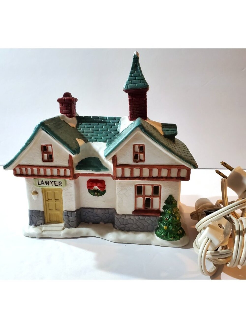 Dickens LAWYER OFFICE Christmas Village attorney building Holiday Expressions